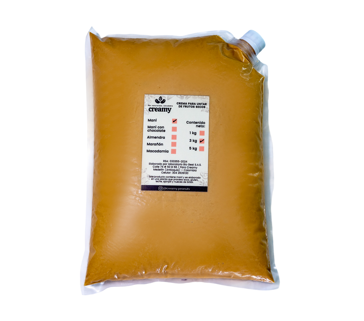 Bolsa 3 kilos